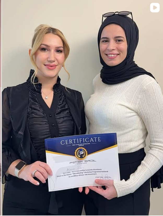 Havva Sarı - Petek Erdil & Özlem Akyel Sertifikası